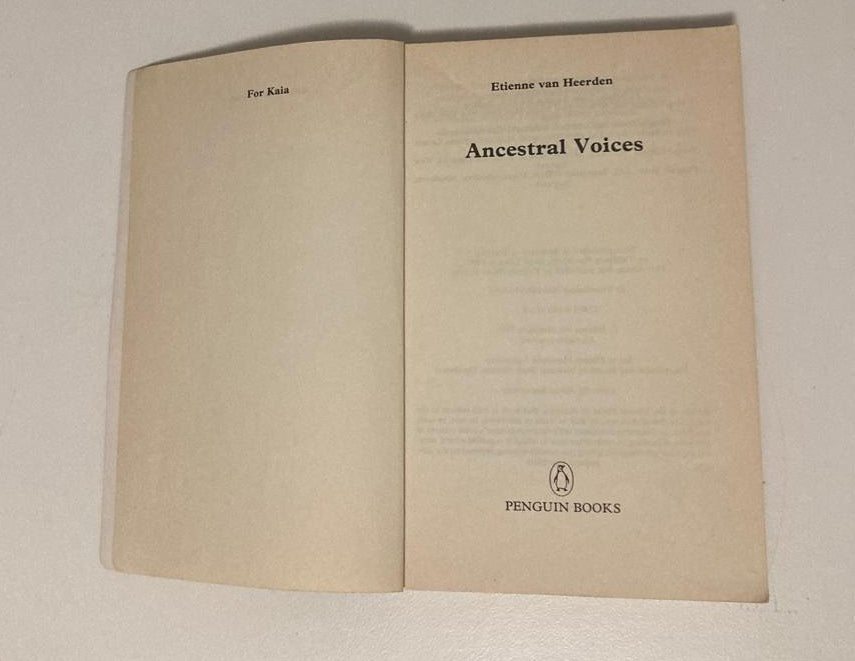 Ancestral voices - Etienne van Heerden