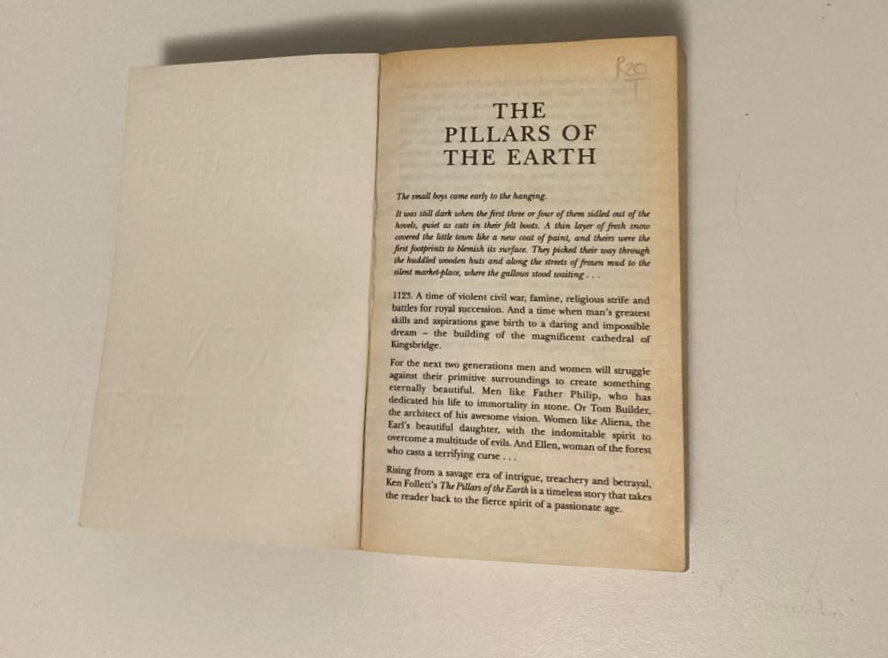 The pillars of the earth - Ken Follett (Kingsbridge #1)