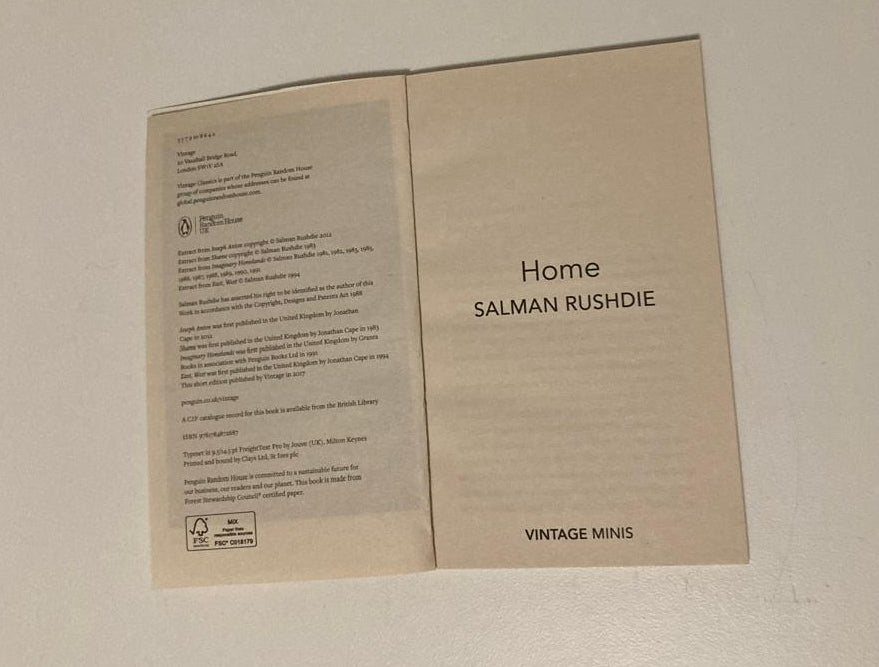 Home - Salman Rushie