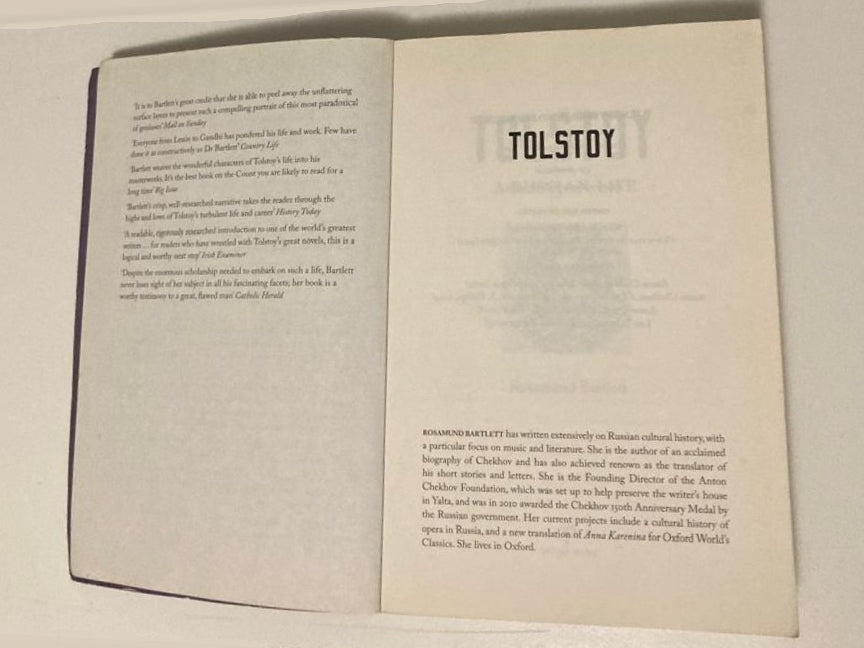 Tolstoy: A Russian life - Rosamund Bartlett