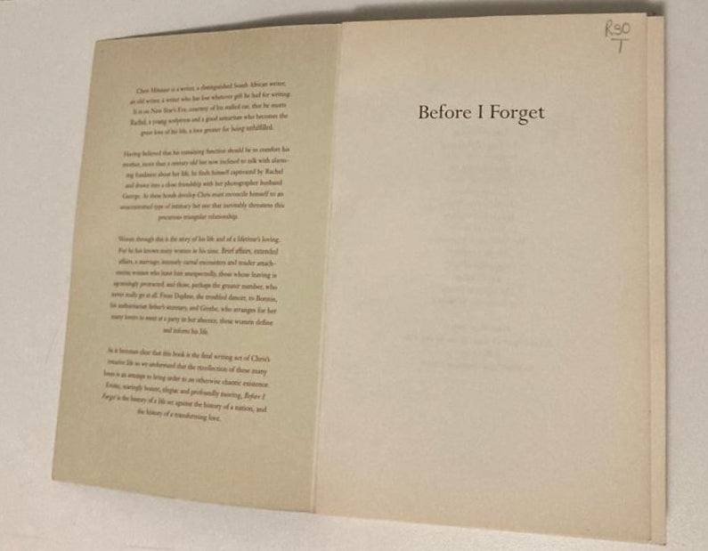 Before I forget - André Brink