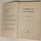 ’n Man van min belang - Chris Karsten (First edition)