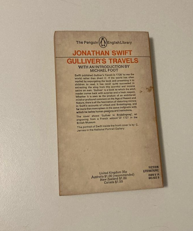 Gulliver's travels - Jonathan Swift