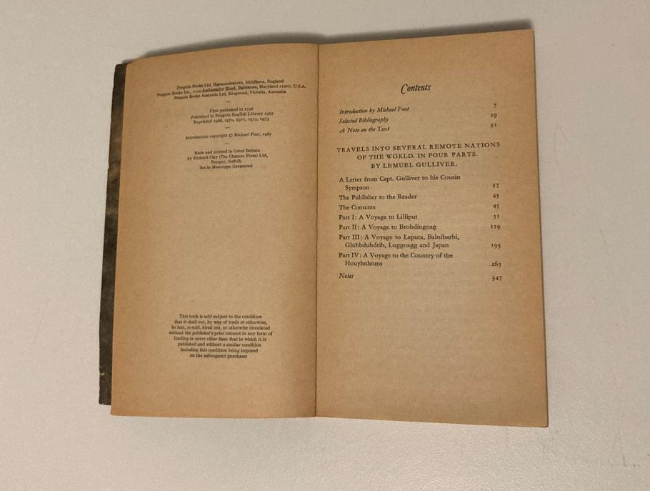Gulliver's travels - Jonathan Swift