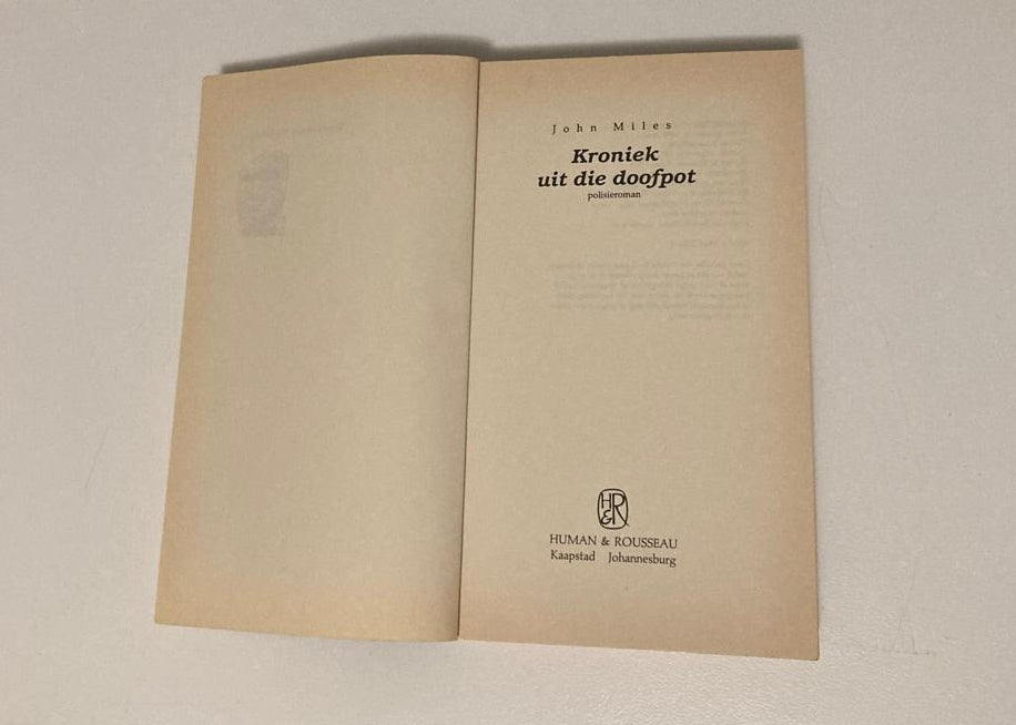 Kroniek uit die doofpot - John Miles