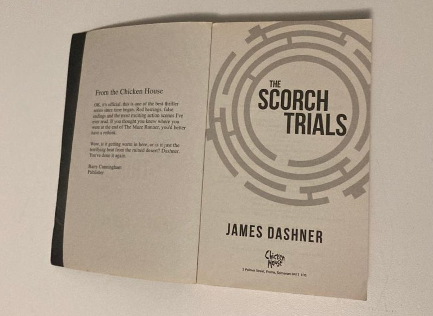 The scorch trials - James Dashner (The Maze Runner #2)