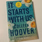 It starts with us - Colleen Hoover (It Ends with Us #2)
