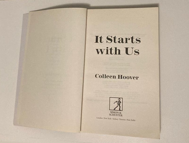 It starts with us - Colleen Hoover (It Ends with Us #2)