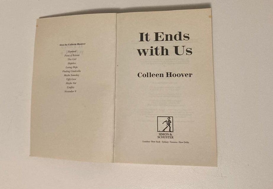 It ends with us - Colleen Hoover (It Ends with Us #1)