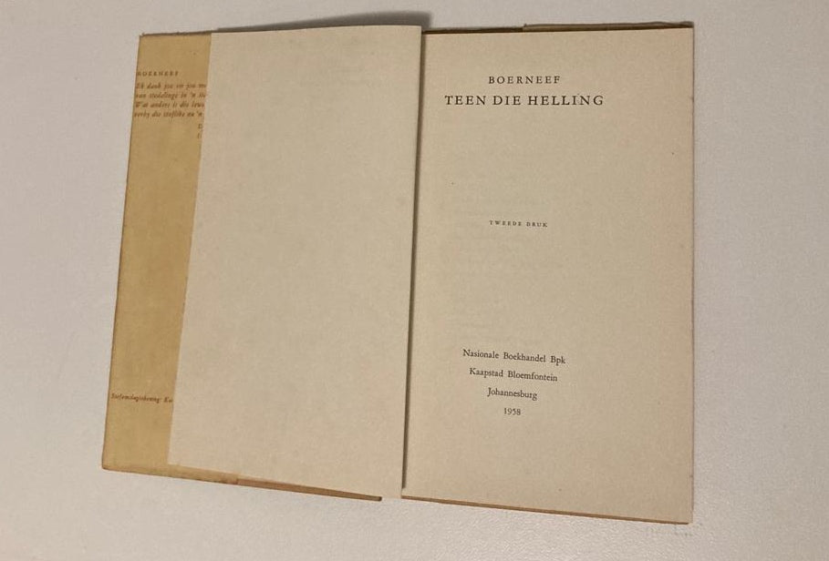 Teen die helling - Boerneef