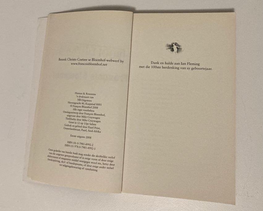 Rooi luiperd - Francois Bloemhof (First edition)