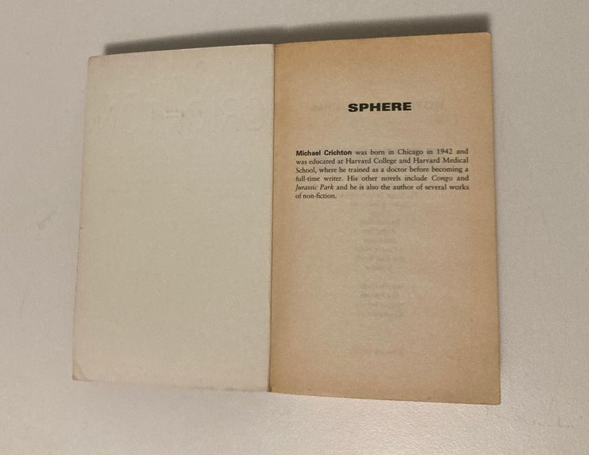 Sphere - Michael Crichton