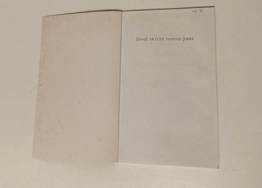 Innie skylte vannie Jirre: Griekwapsalms en ander gedigte - Hans du Plessis