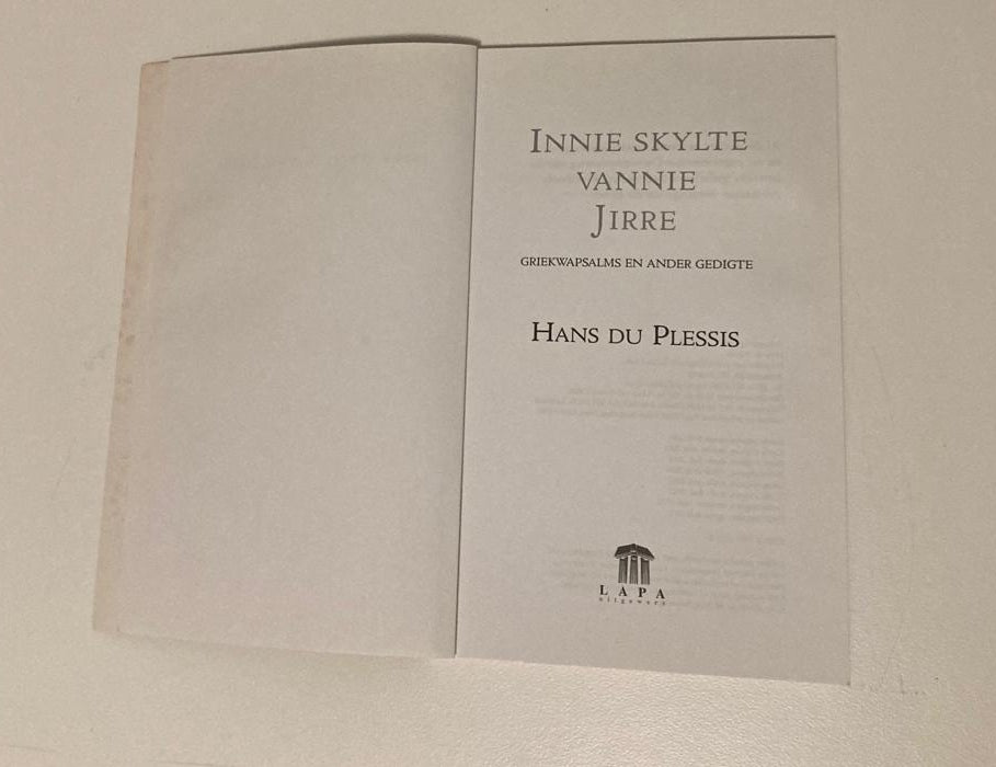 Innie skylte vannie Jirre: Griekwapsalms en ander gedigte - Hans du Plessis