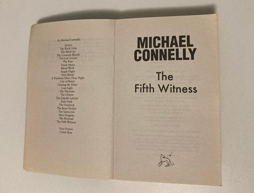 The fifth witness - Michael Connelly (The Lincoln Lawyer #4)