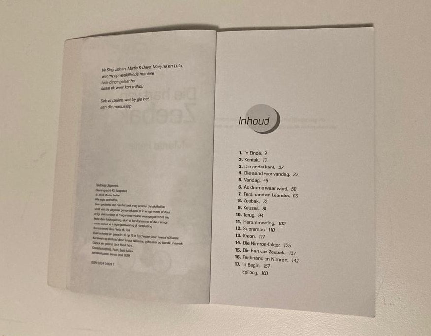 Die hart van Zeebak - Martie Preller (First edition)