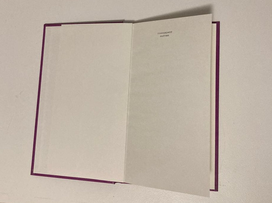 Tydverdryf/Pastime - Elisabeth Eybers (First edition)
