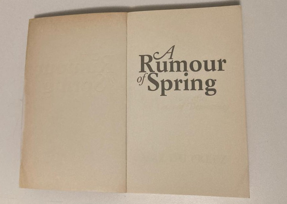 A rumour of spring: South Africa 20 years after democracy - Max du Preez (First edition)