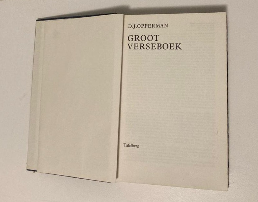 Groot verseboek - D.J. Opperman