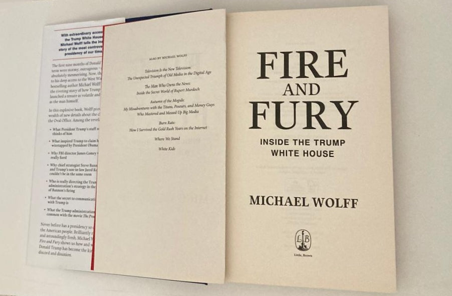 Fire and fury: Inside the Trump white house - Michael Wolff