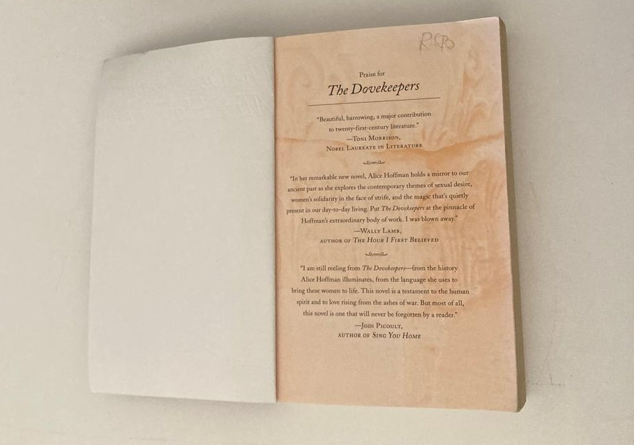 The dovekeepers - Alice Hoffman