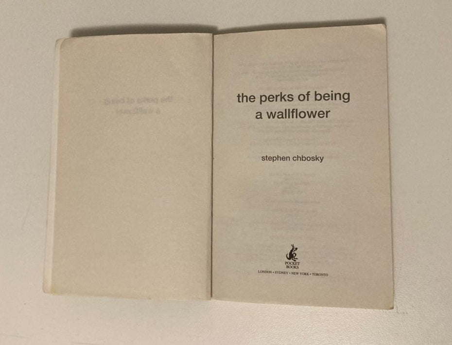 The perks of being a wallflower - Stephen Chbosky