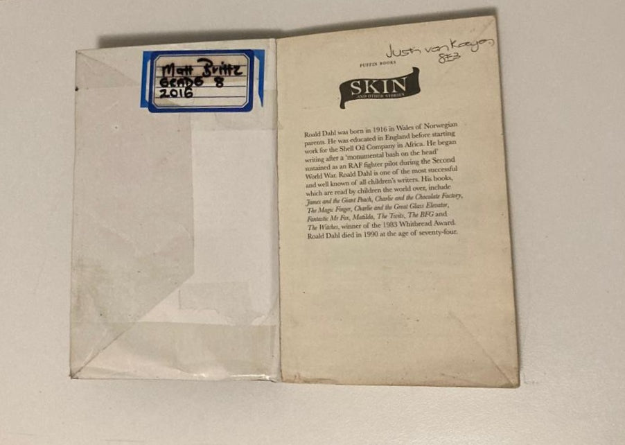 Skin and other stories - Roald Dahl