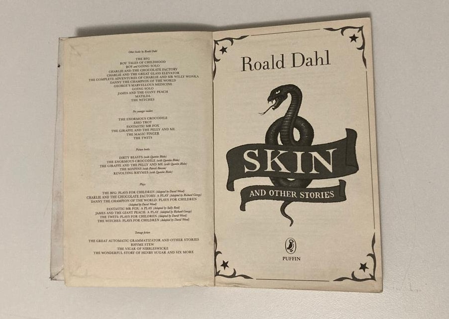 Skin and other stories - Roald Dahl