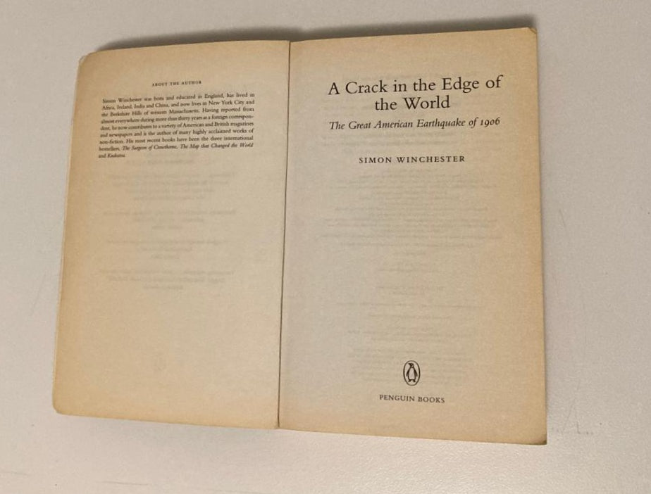 A crack in the edge of the world - Simon Winchester