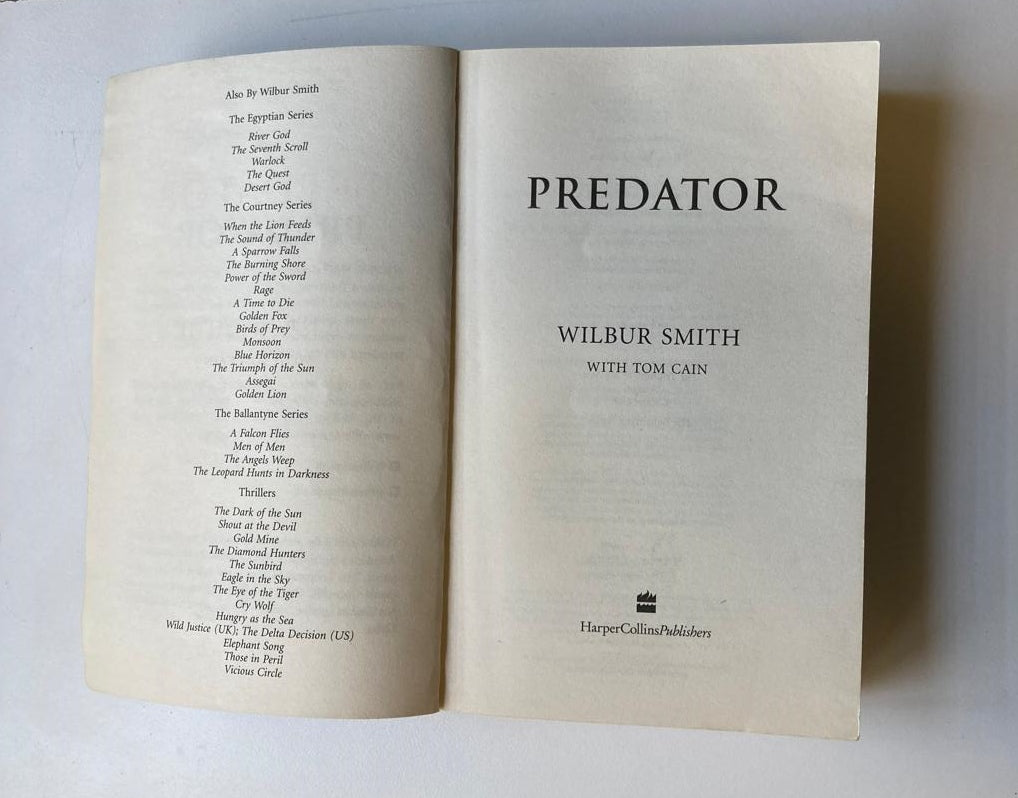 Predator - Wilbur Smith (Hector Cross series #3)