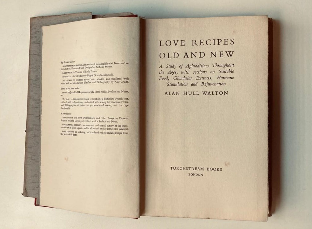 Love recipes old and new - Alan Hull Walton (Limited edition: #144 of only #1375 copies)