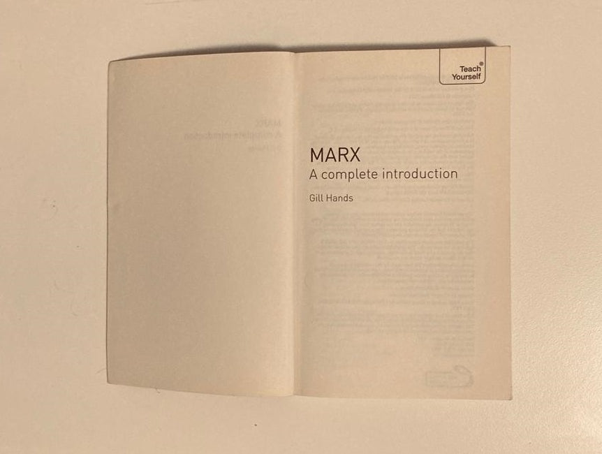 Marx: A complete introduction - Gill Hands