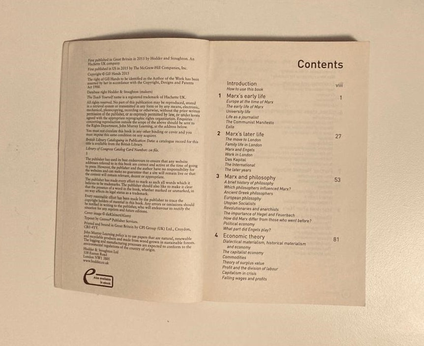 Marx: A complete introduction - Gill Hands
