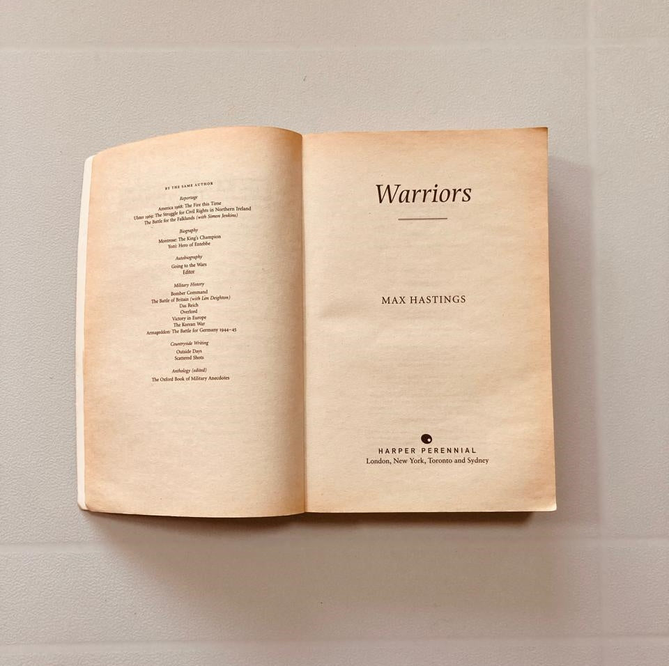Warriors - Max Hastings