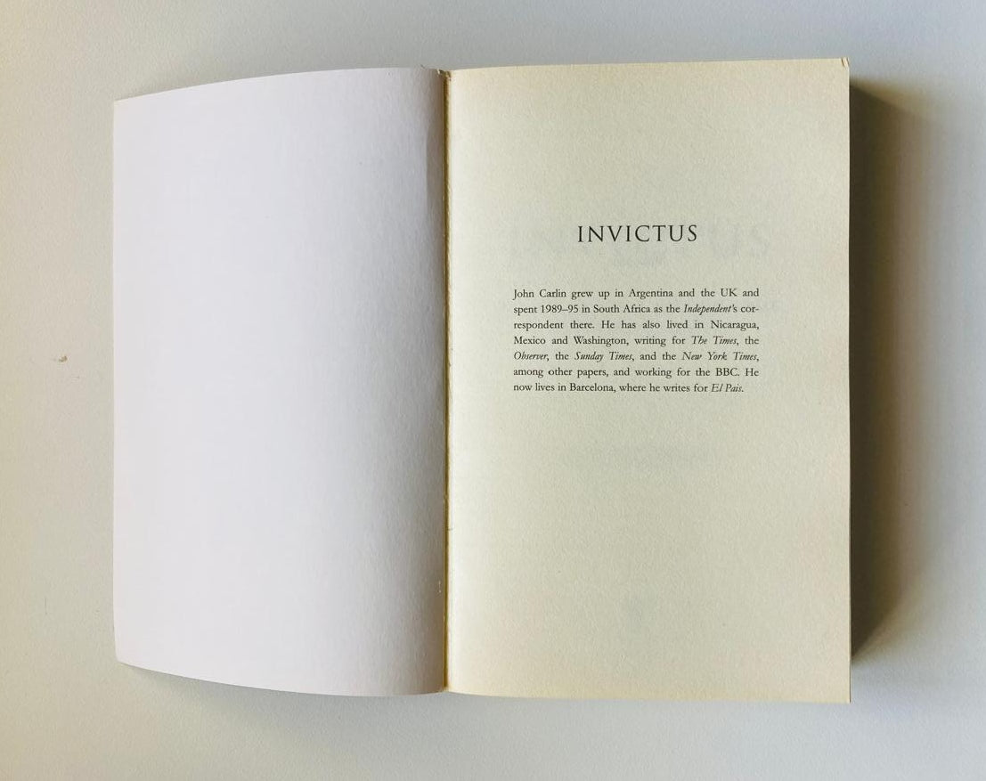 Invictus: Nelson Mandela and the game that made a nation - John Carlin