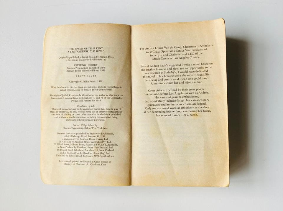 The jewels of Tessa Kent - Judith Krantz