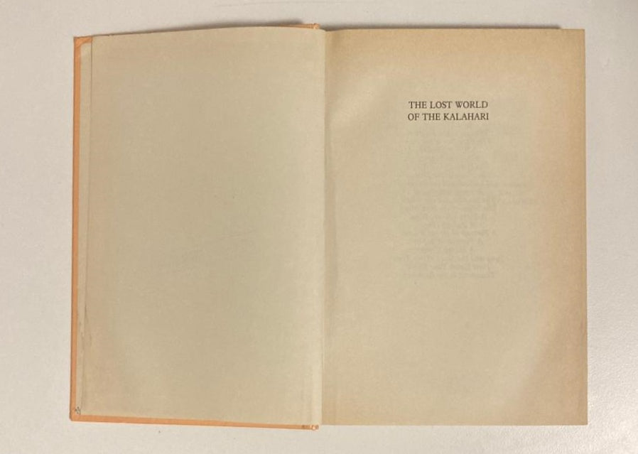 The lost world of the Kalahari - Laurens van der Post (Large print)