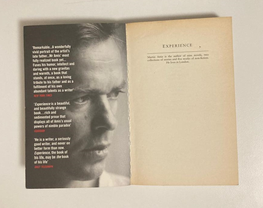 Experience: A memoir - Martin Amis