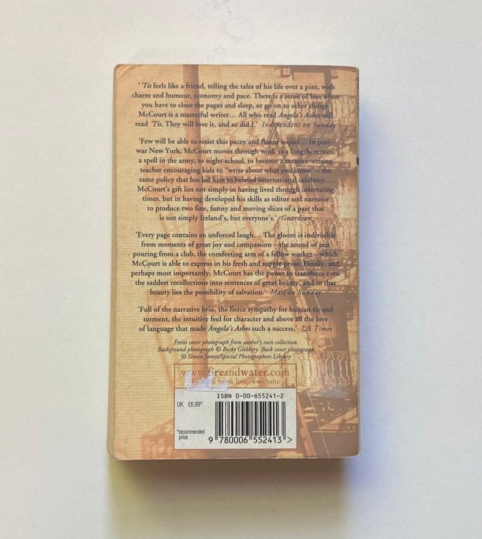 'Tis: a memoir - Frank McCourt