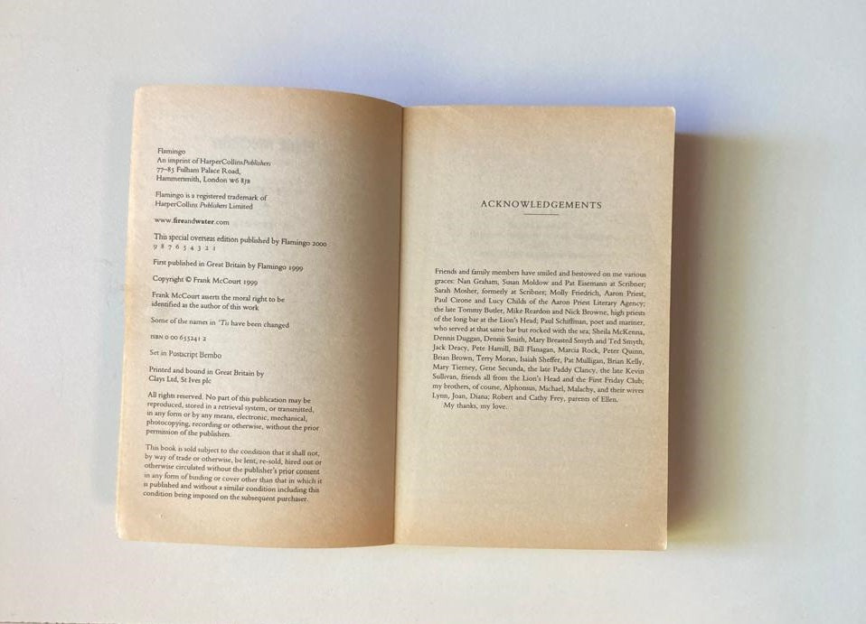 'Tis: a memoir - Frank McCourt