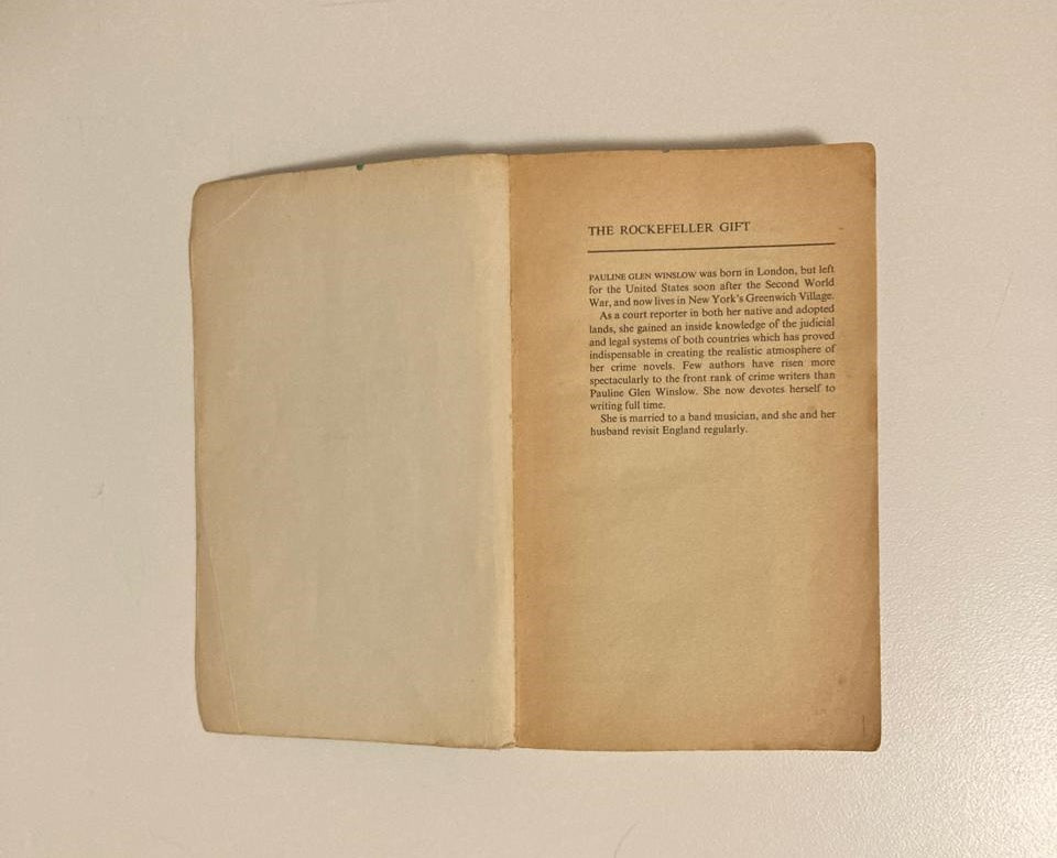 The rockefeller gift - P.G. Winslow (Merle Capricorn #6)