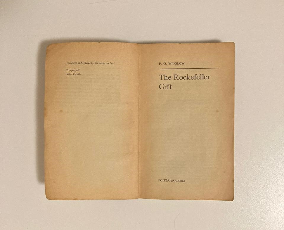 The rockefeller gift - P.G. Winslow (Merle Capricorn #6)