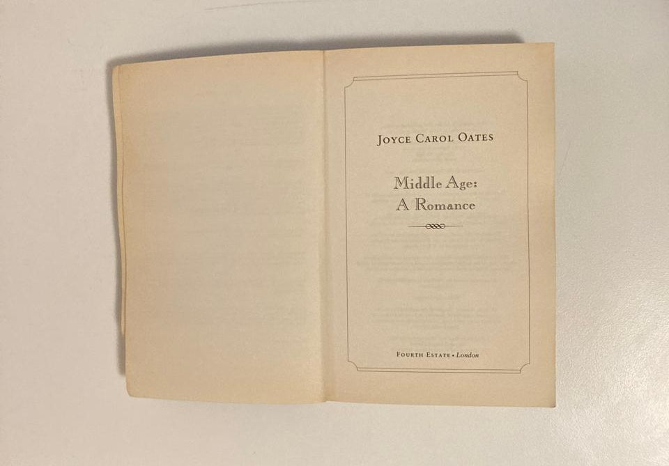 Middle age: A romance - Joyce Carol Oates