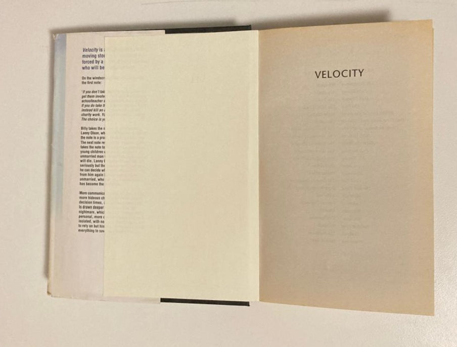 Velocity - Dean Koontz