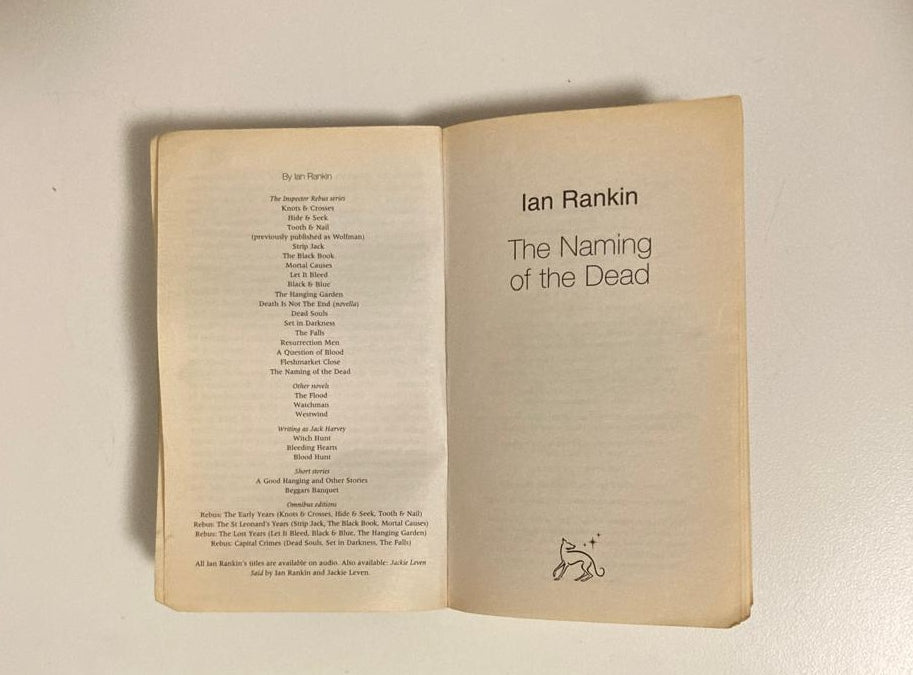 The naming of the dead - Ian Rankin (Inspector Rebus #16)