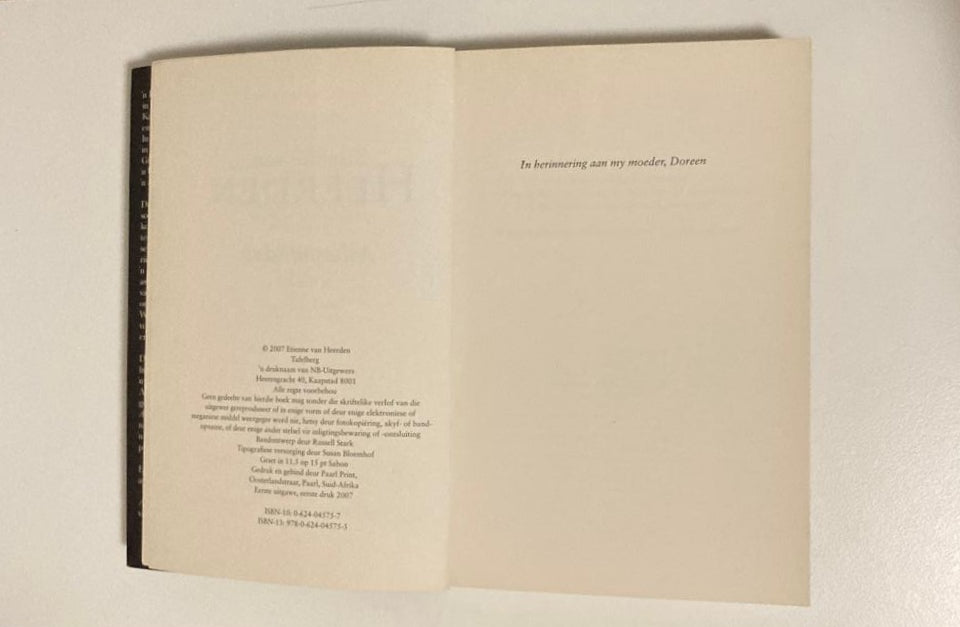 Asbesmiddag - Etienne van Heerden (First edition)