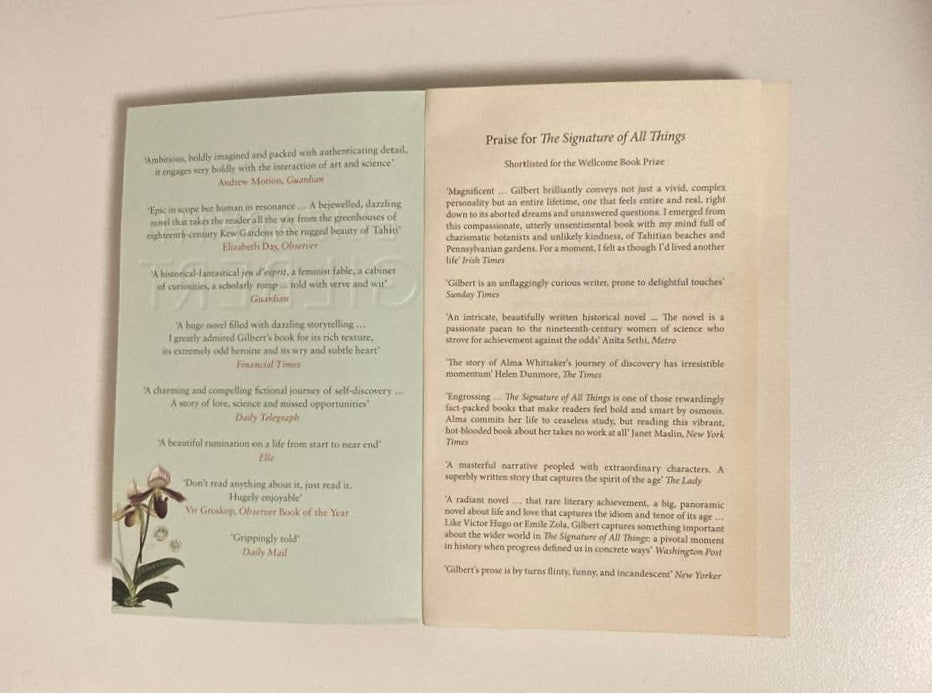 The signature of all things - Elizabeth Gilbert