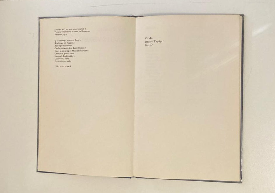 Nag is verby - S.V. Petersen (First edition)