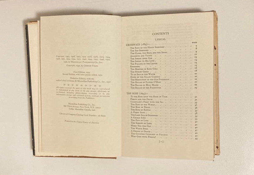 The collected poems of W.B. Yeats