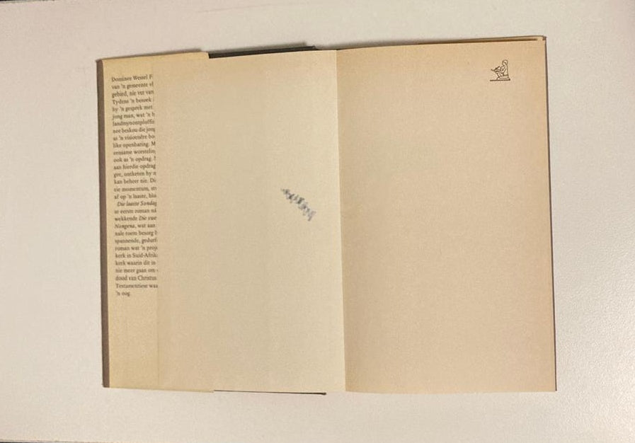 Die laaste Sondag - Elsa Joubert (First edition)